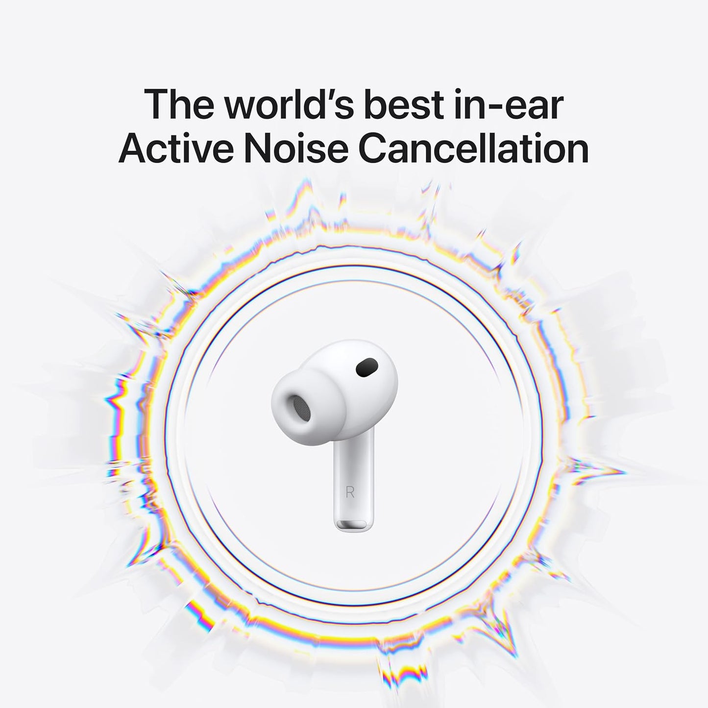 Apple AirPods Pro (3rd Generation) with MagSafe Charging Case (USB‑C) – Active Noise Cancellation, Adaptive Audio, Heart Rate Sensing, Personalized Spatial Audio