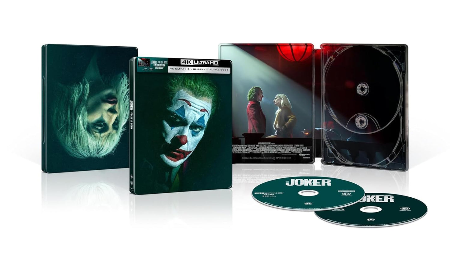 Joker: Folie A Deux (4K Ultra Steelbook + Blu-ray + Digital)