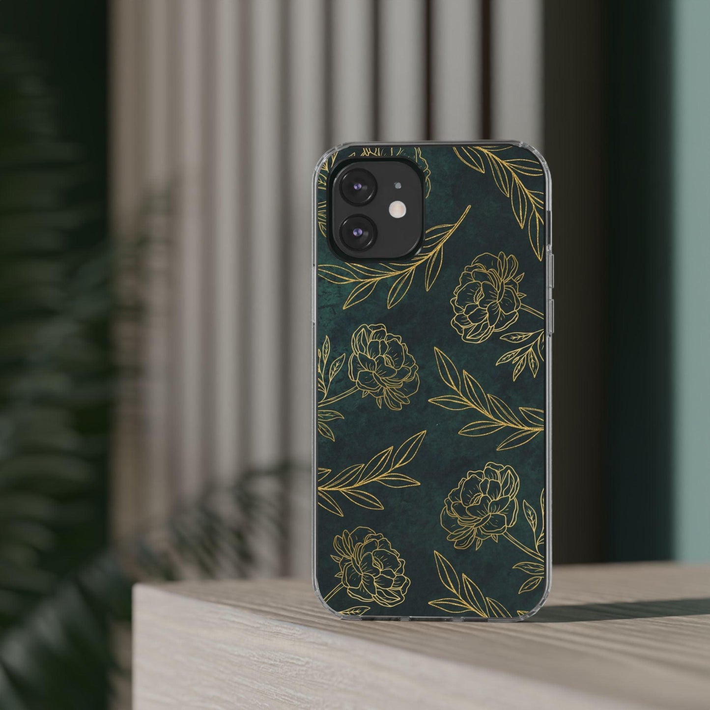 Floral Pattern Clear Cases
