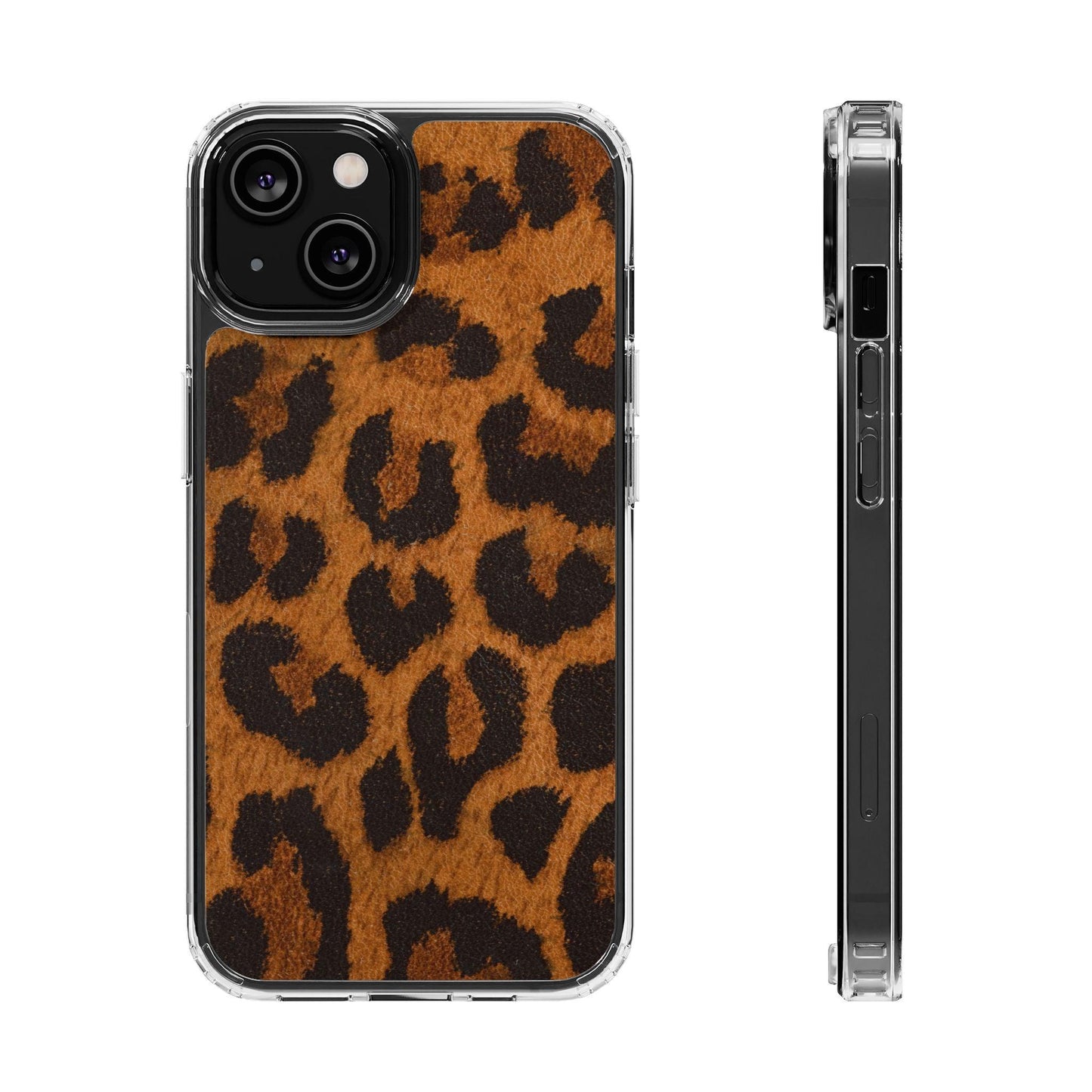 Clear Cases Cheeta Print
