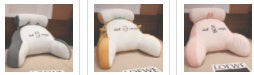 Fluffy Triangle Reading Cushion Lumbar Support
