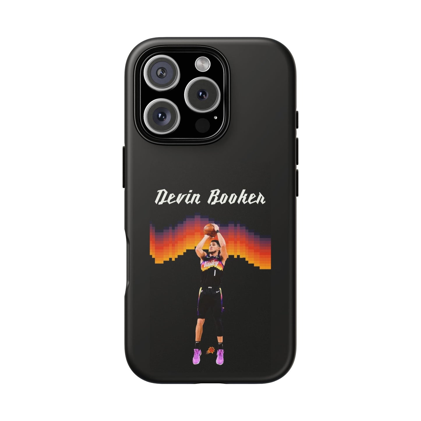 Devin Booker Precision Blaze Series – Dual-Layer ShockGuard Protection | Fits iPhone 8–16 Pro Max & Samsung Galaxy S10–S25 Ultra