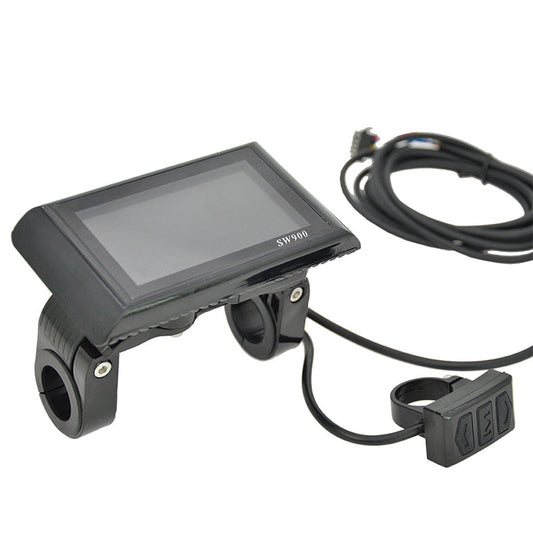 5/6-pin SW900 color smart meter, e-scooter/mountain bike LCD data display modification part.