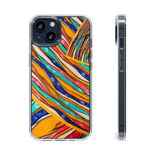Clear Cases Stripes of  Powerful Colors