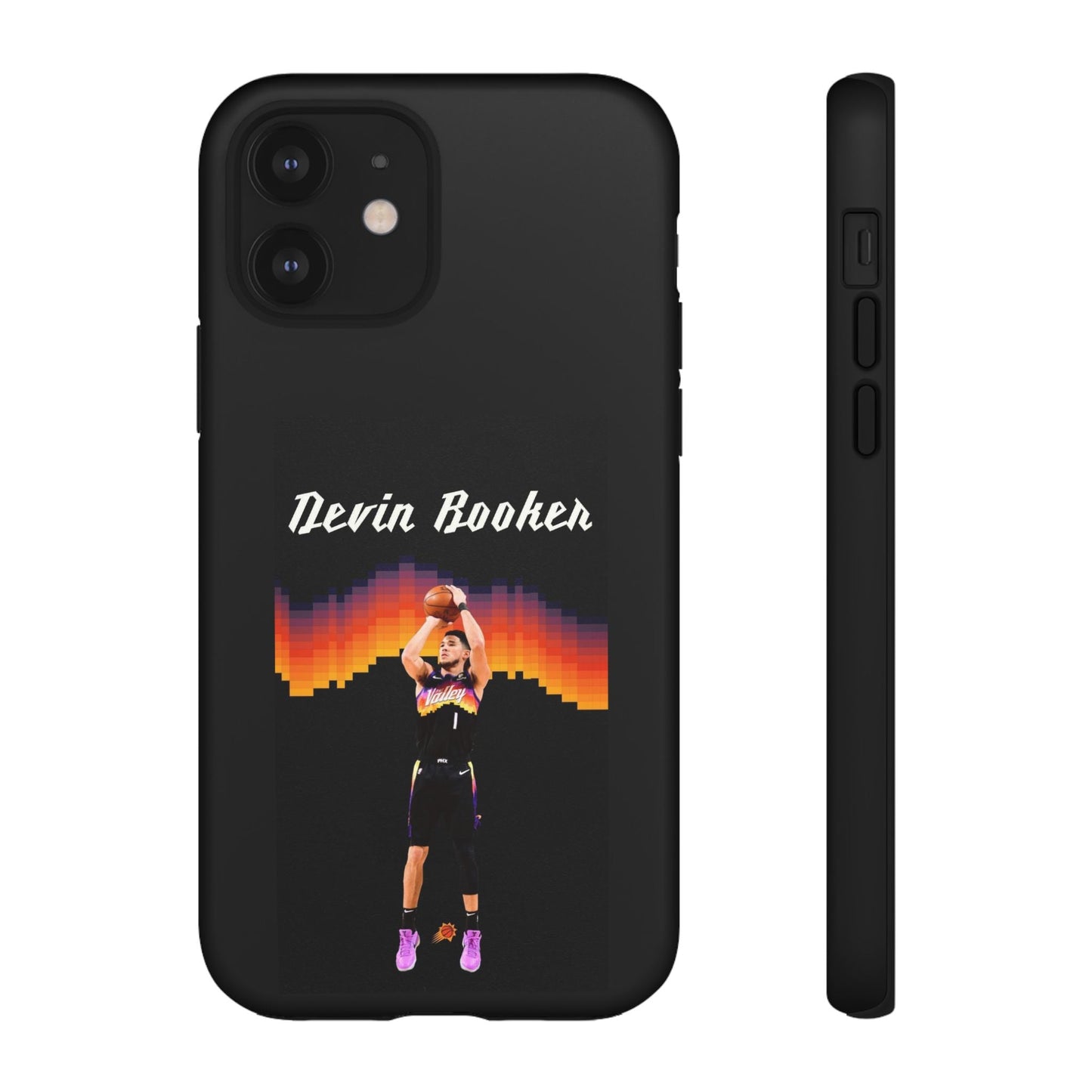 Devin Booker Precision Blaze Series – Dual-Layer ShockGuard Protection | Fits iPhone 8–16 Pro Max & Samsung Galaxy S10–S25 Ultra