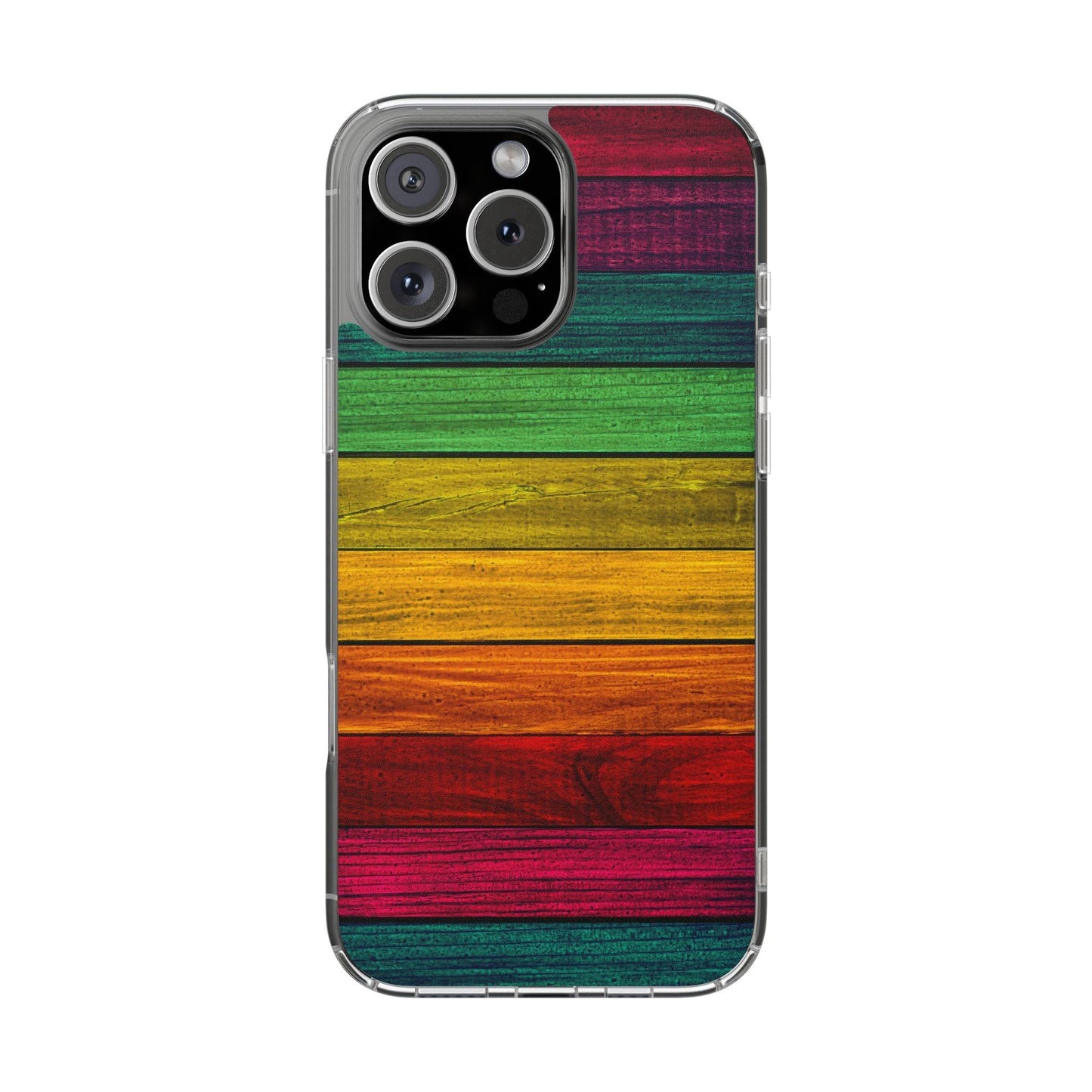 Rainbow On Woods Clear Cases