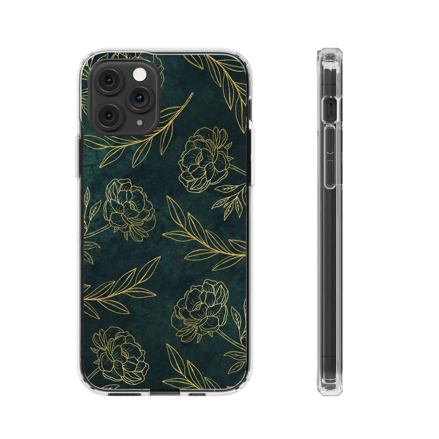 Floral Pattern Clear Cases