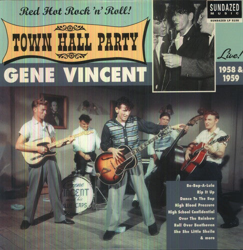 Gene Vincent - Live At Town Hall Party 1958 and 1959 [LP] Vinyl Record