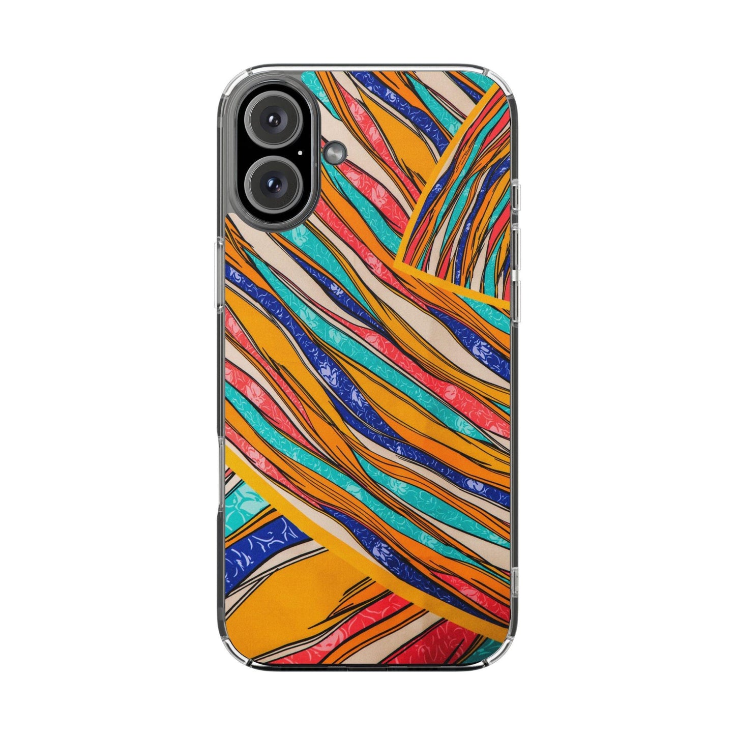 Clear Cases Stripes of  Powerful Colors
