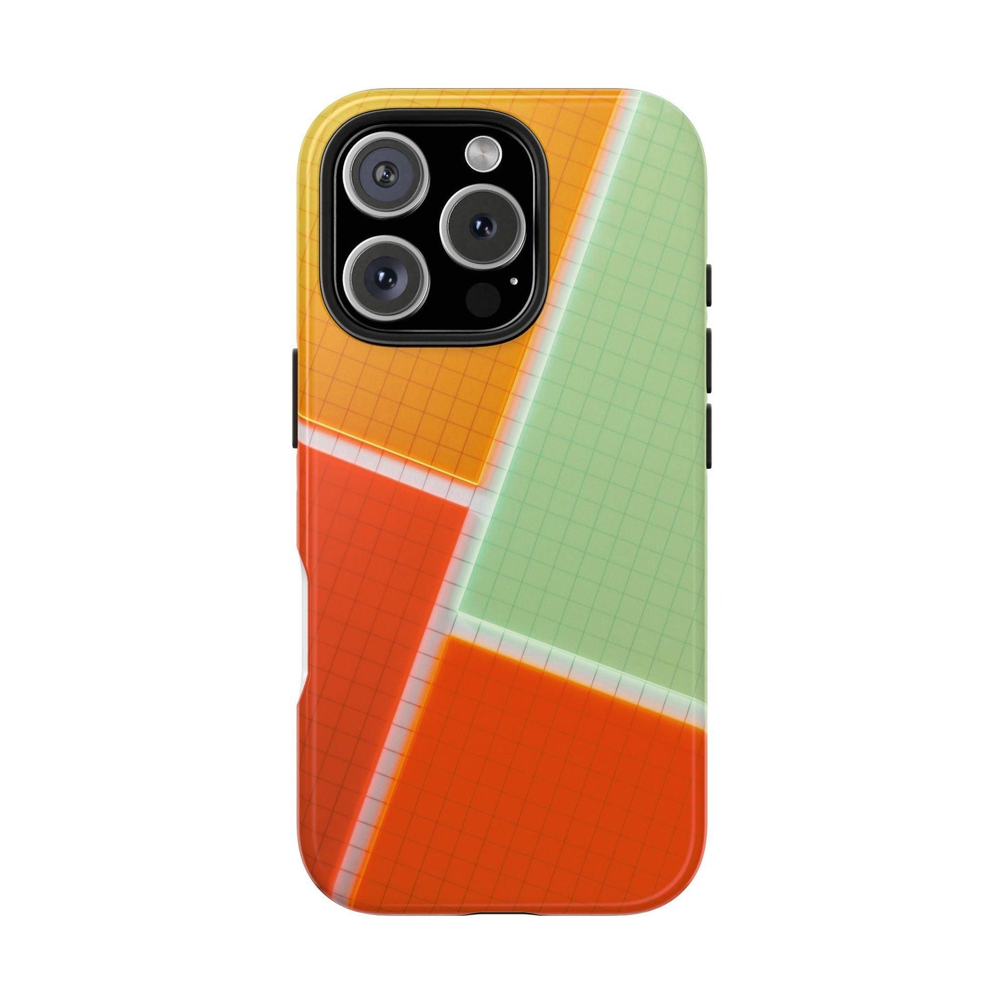 Four Colors Blocks With Shades Tough Phone Cases