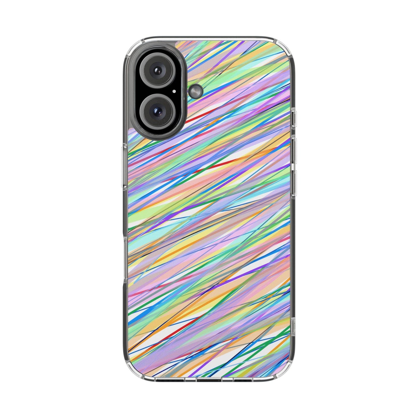 Threads Of Colors Clear Case