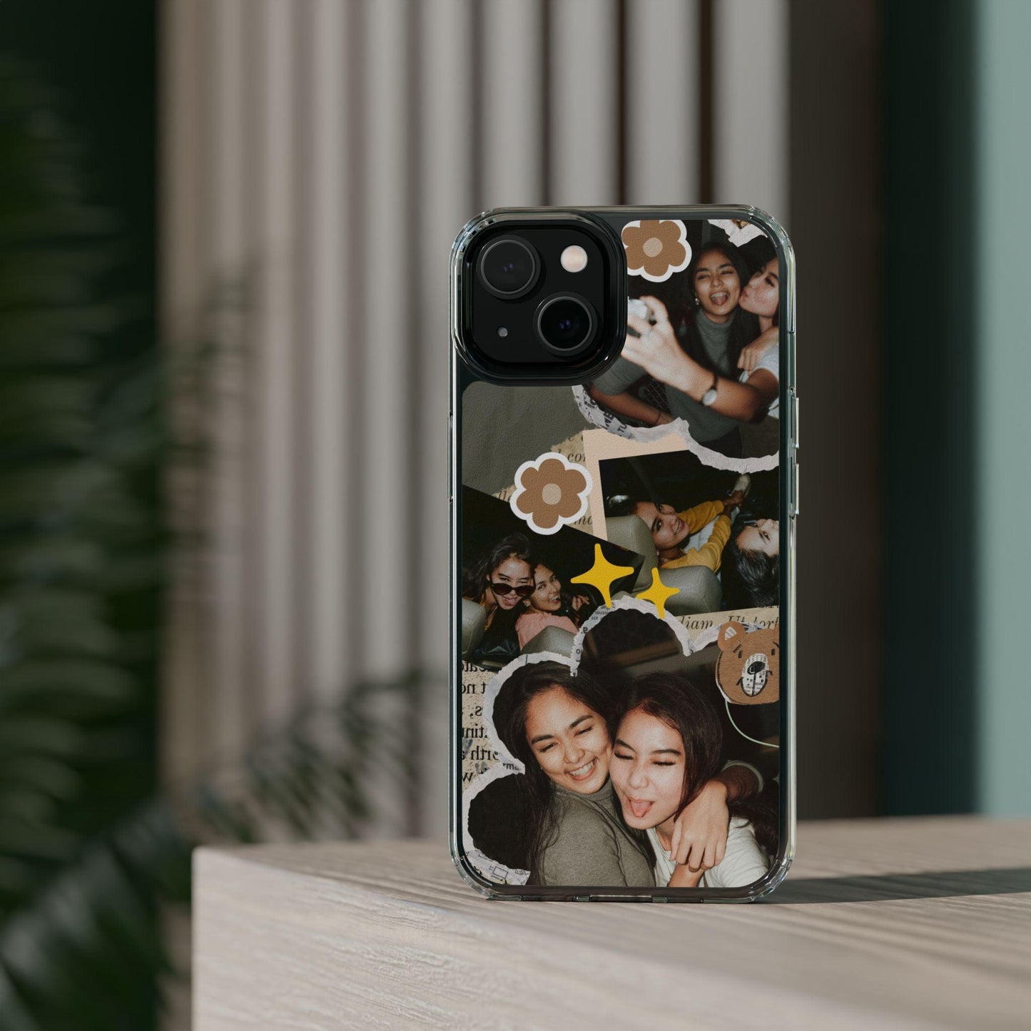 Memories In Retro Templet  Custom Printed Clear Cases