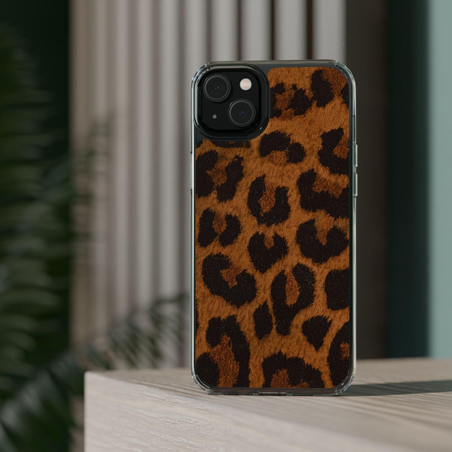Clear Cases Cheeta Print