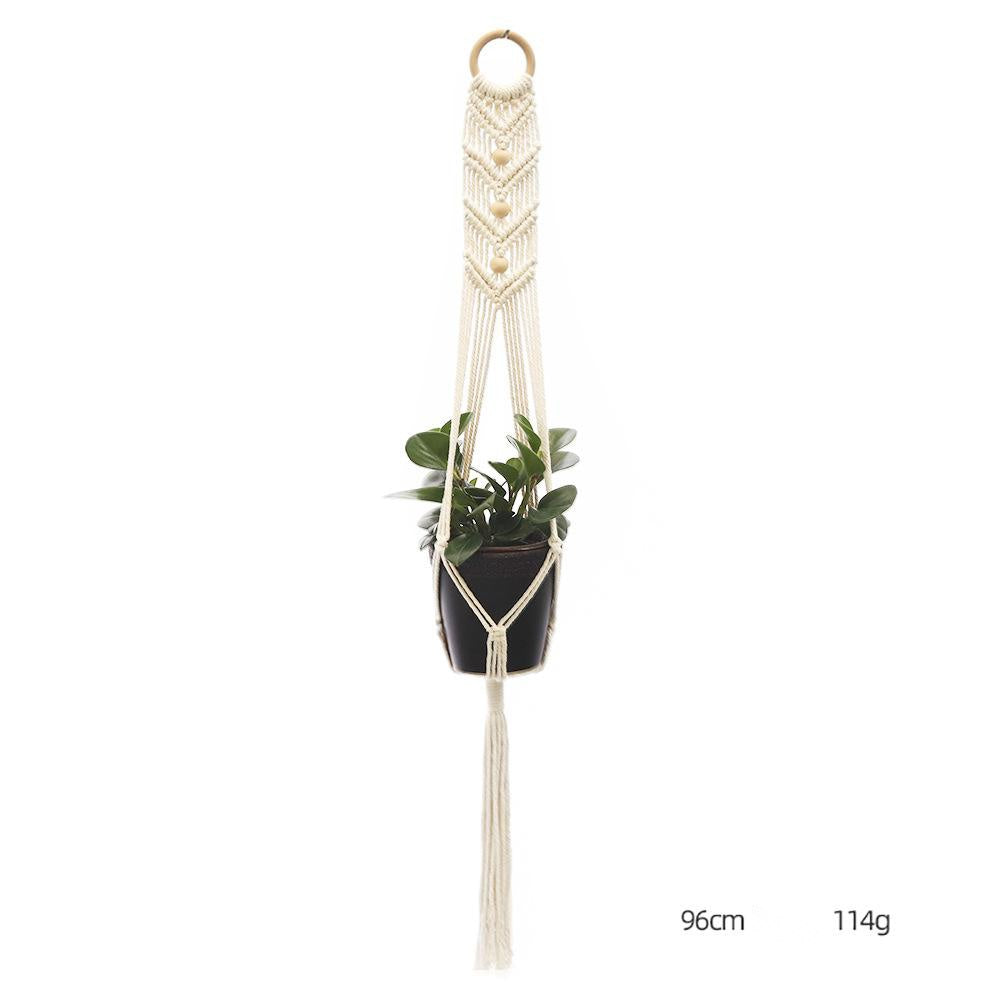 Custom Hand-knitted Hanging Flowerpot Net Bag