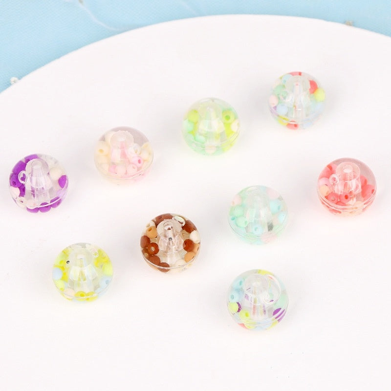 Acrylic Quicksand Ball Jewelry Materials