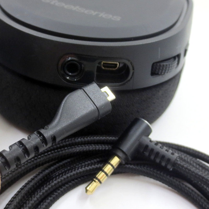 Suitable for Celery Ice Arctis 3 5 7 Pro Mini Needle USB Braided Earphone Cable