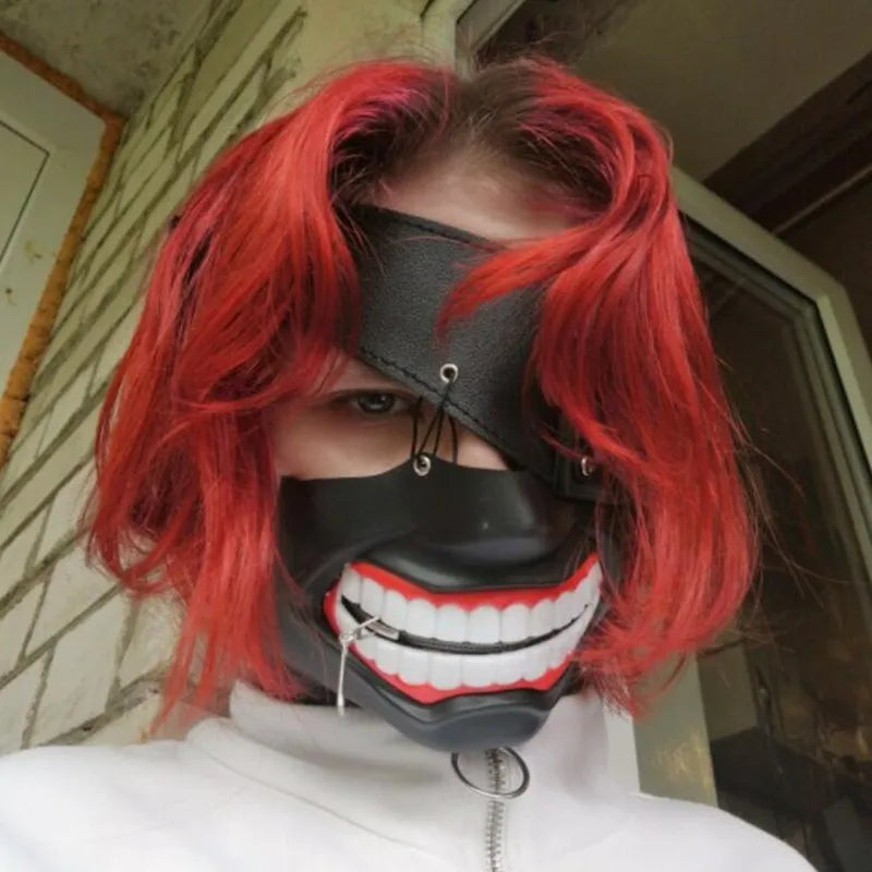 Anime Tokyo Ghoul Kaneki Ken Cosplay Costumes Mask Halloween Party Masks
