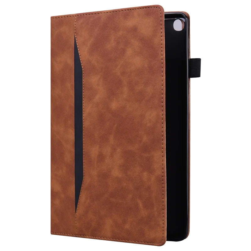 For Funda iPad Pro 11 13 Inch 2024 iPadPro11 Case PU Leather Soft TPU Back Business Folio Cover for iPad Pro M4 Case 11 13 Inch