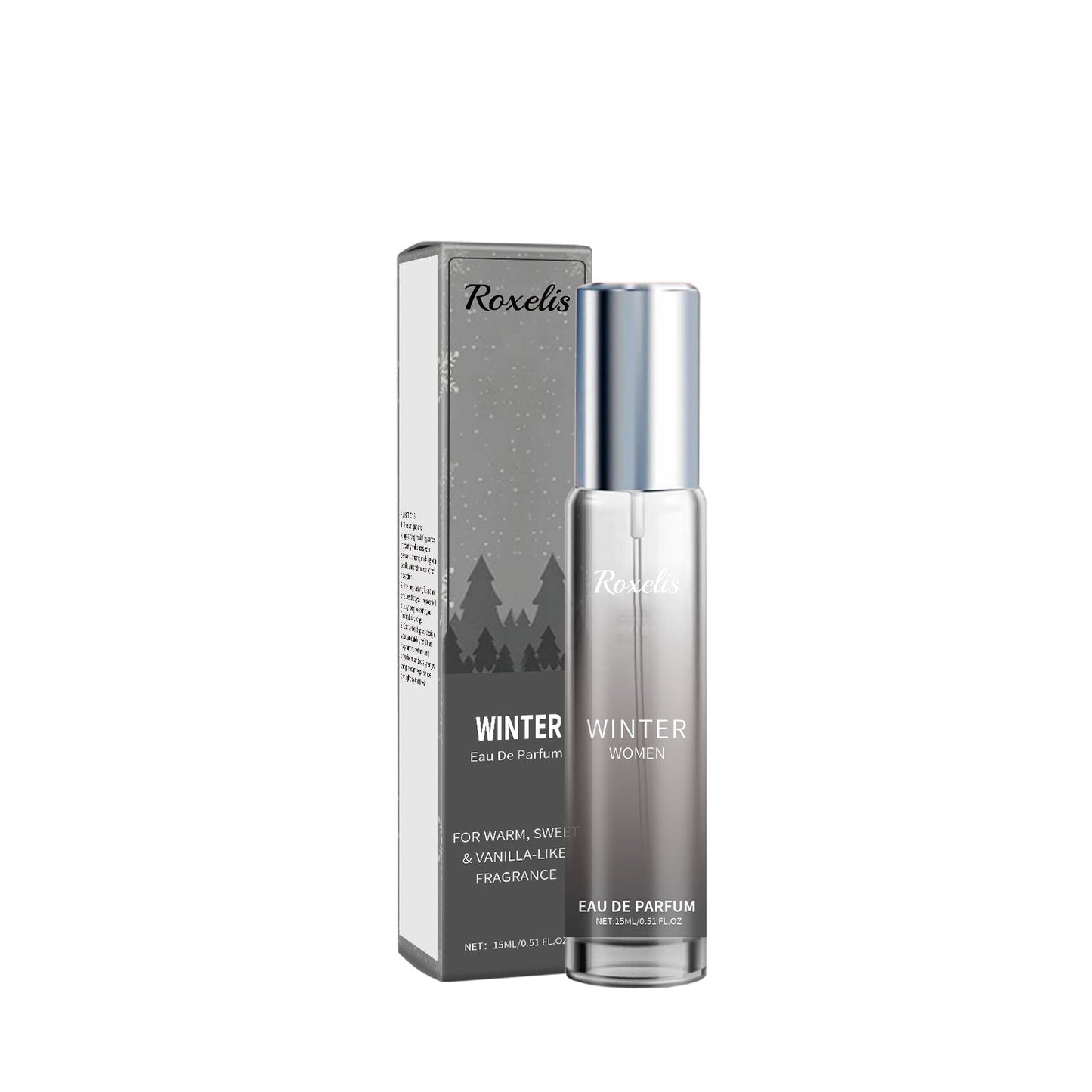 Winter Perfume Warm Vanilla Natural Fresh Light Fragrance Portable Lasting Fragrance Exudes Charm Perfume