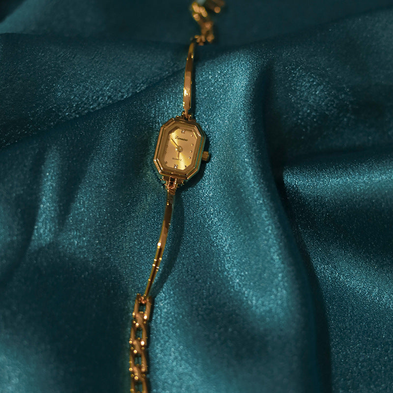 Rectangular Copper Strips Women's Watch