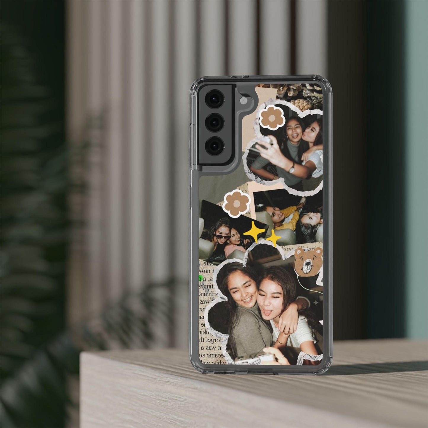 Memories In Retro Templet  Custom Printed Clear Cases