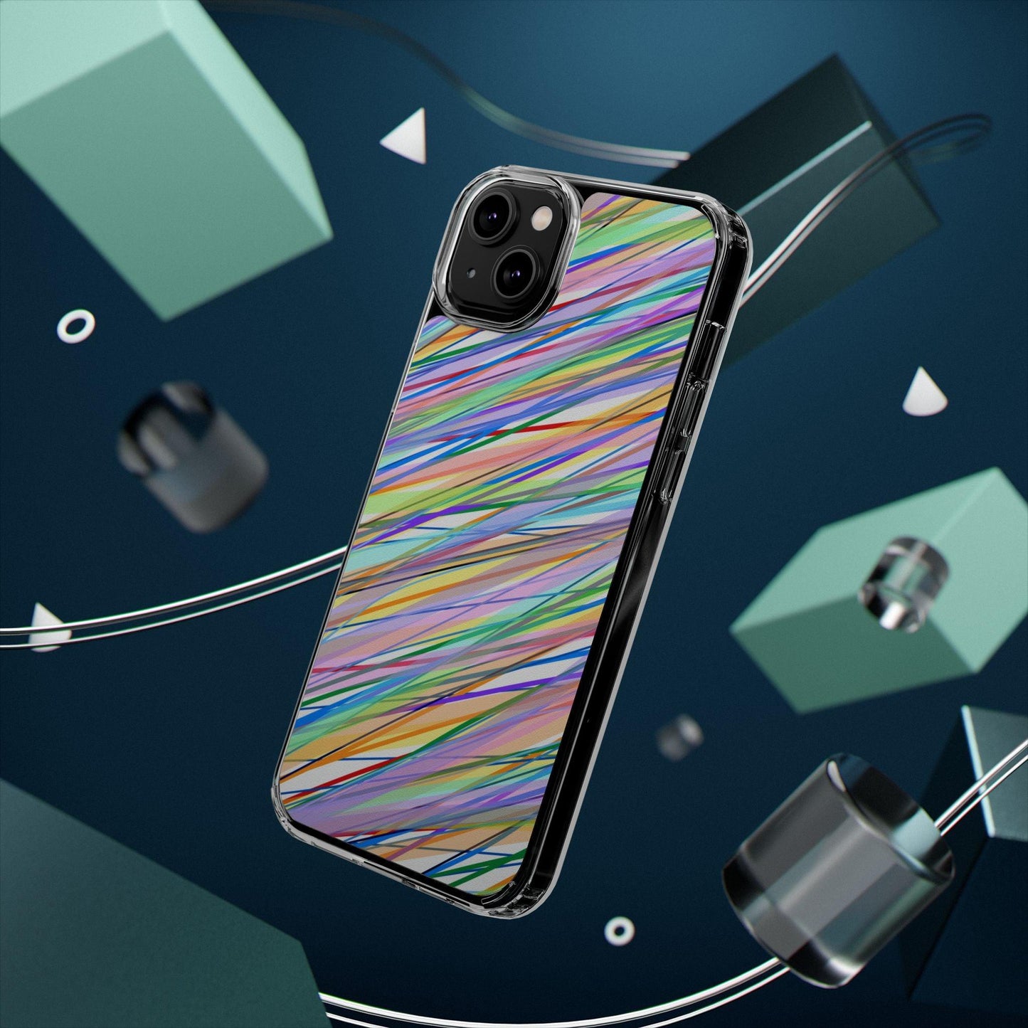 Threads Of Colors Clear Case