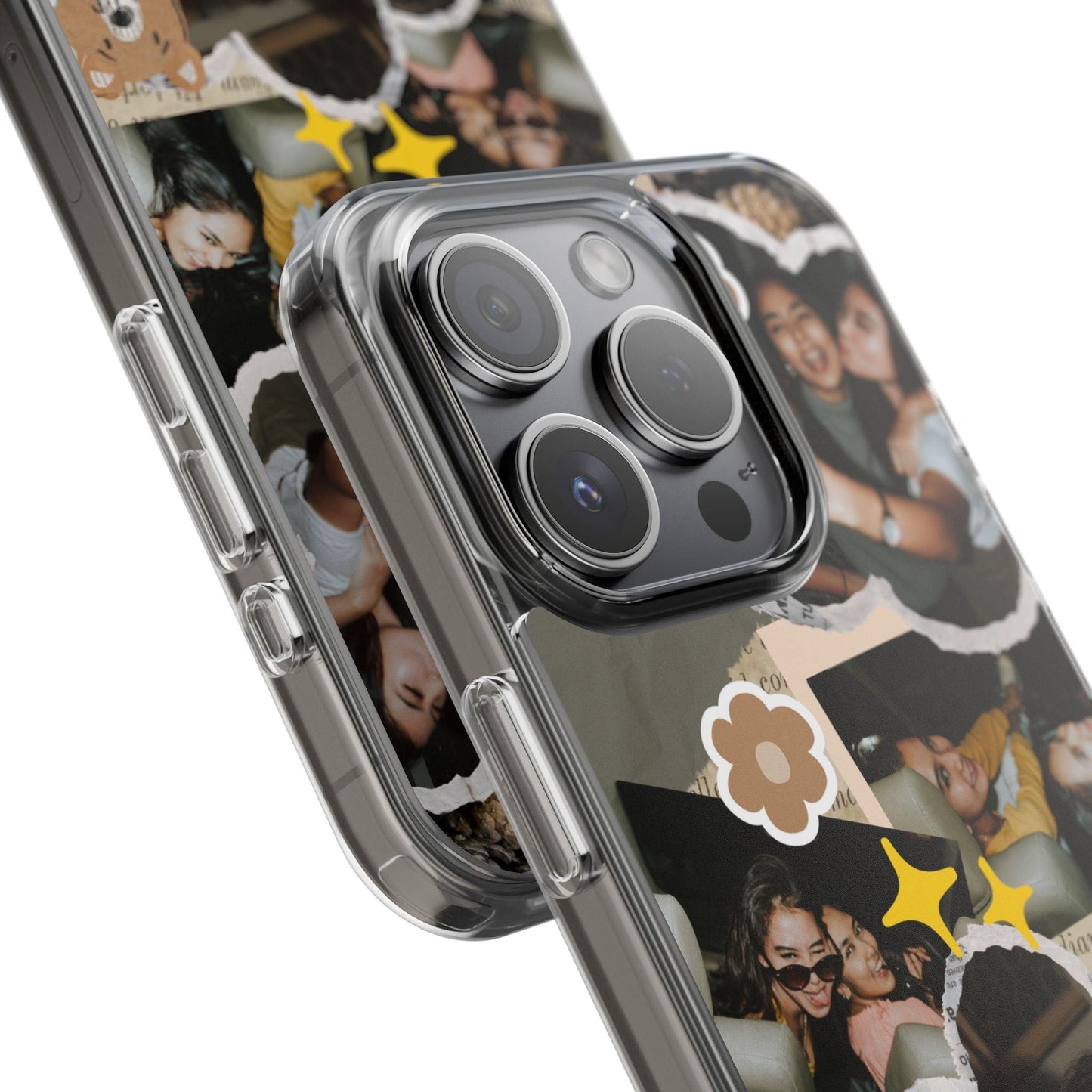 Memories In Retro Templet  Custom Printed Clear Cases