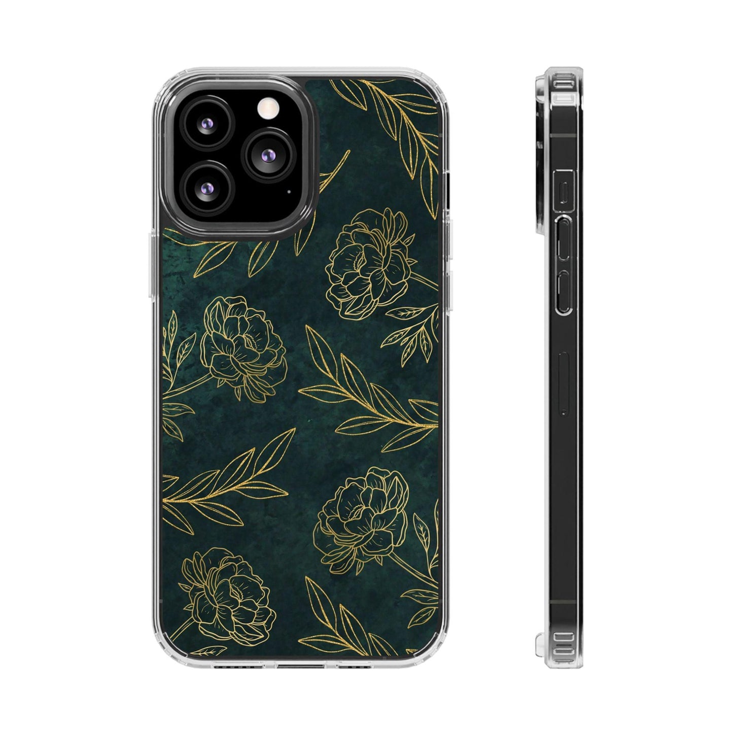 Floral Pattern Clear Cases