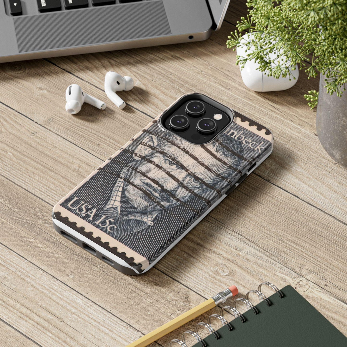 John Steinbeck USA 15c Printed Tough Phone Case for iPhone - Literary Tribute Design