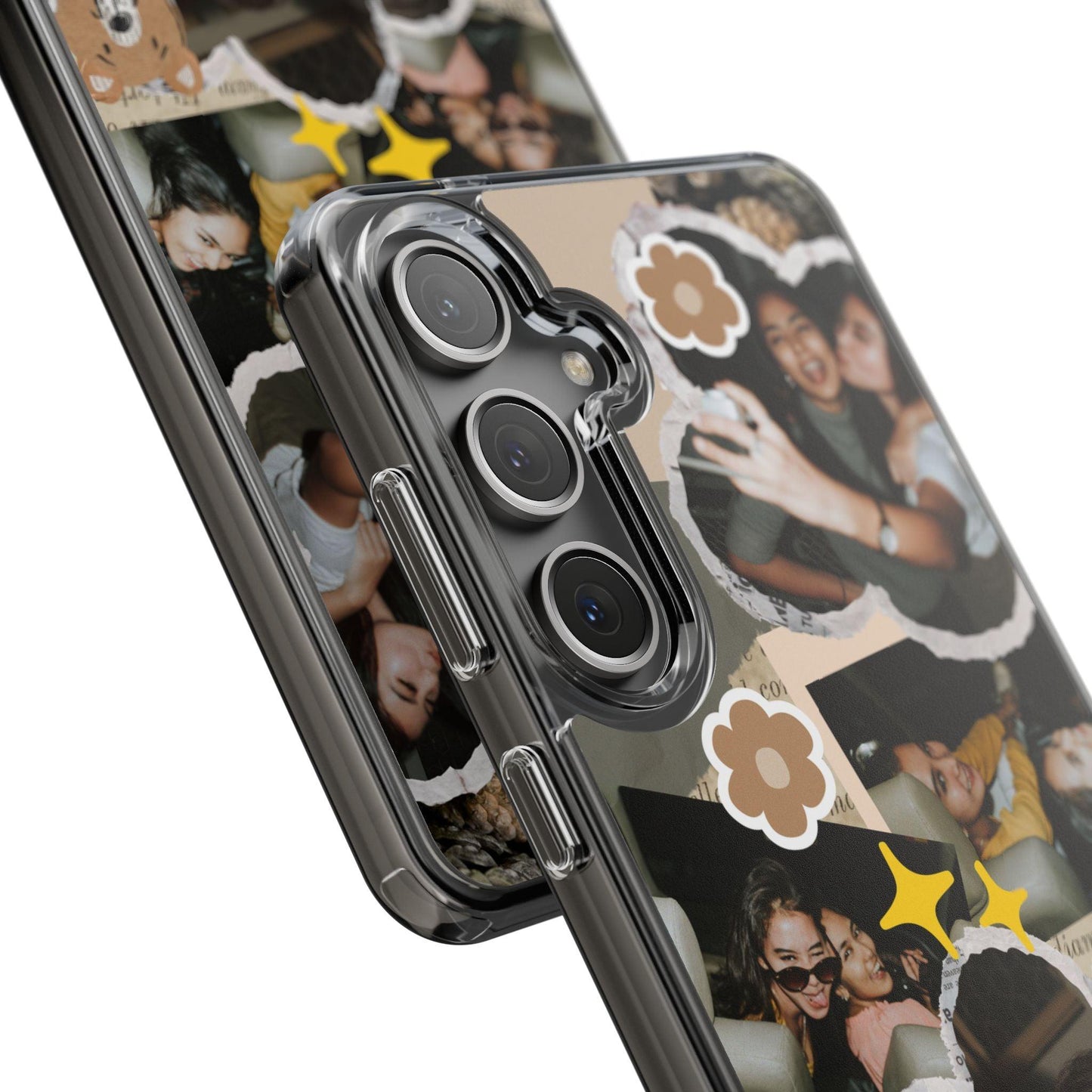 Memories In Retro Templet  Custom Printed Clear Cases