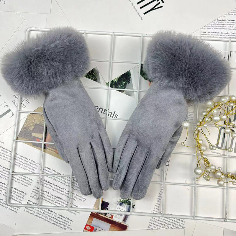 Women's Winter Riding Fleece-Lined Gloves