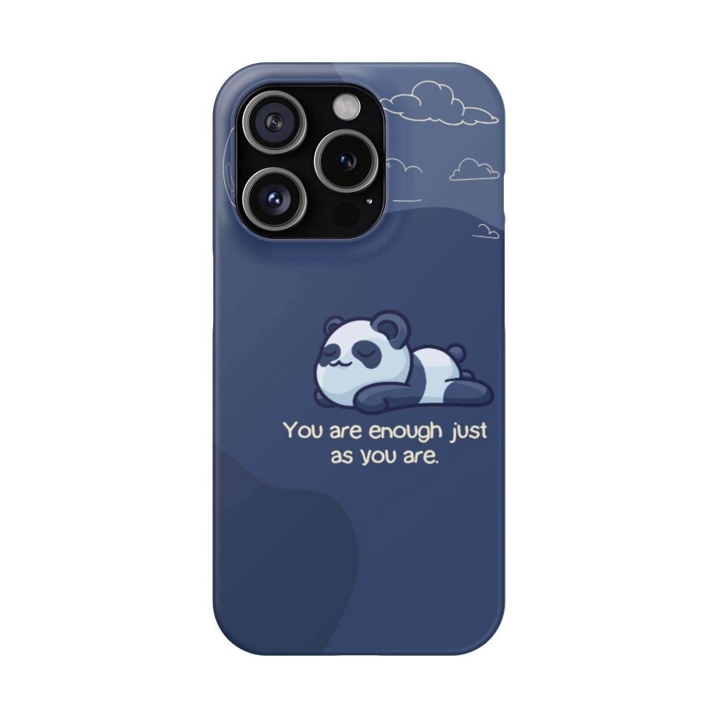 Panda Dreams Phone Case – Cozy Vibes & Inspiring Words