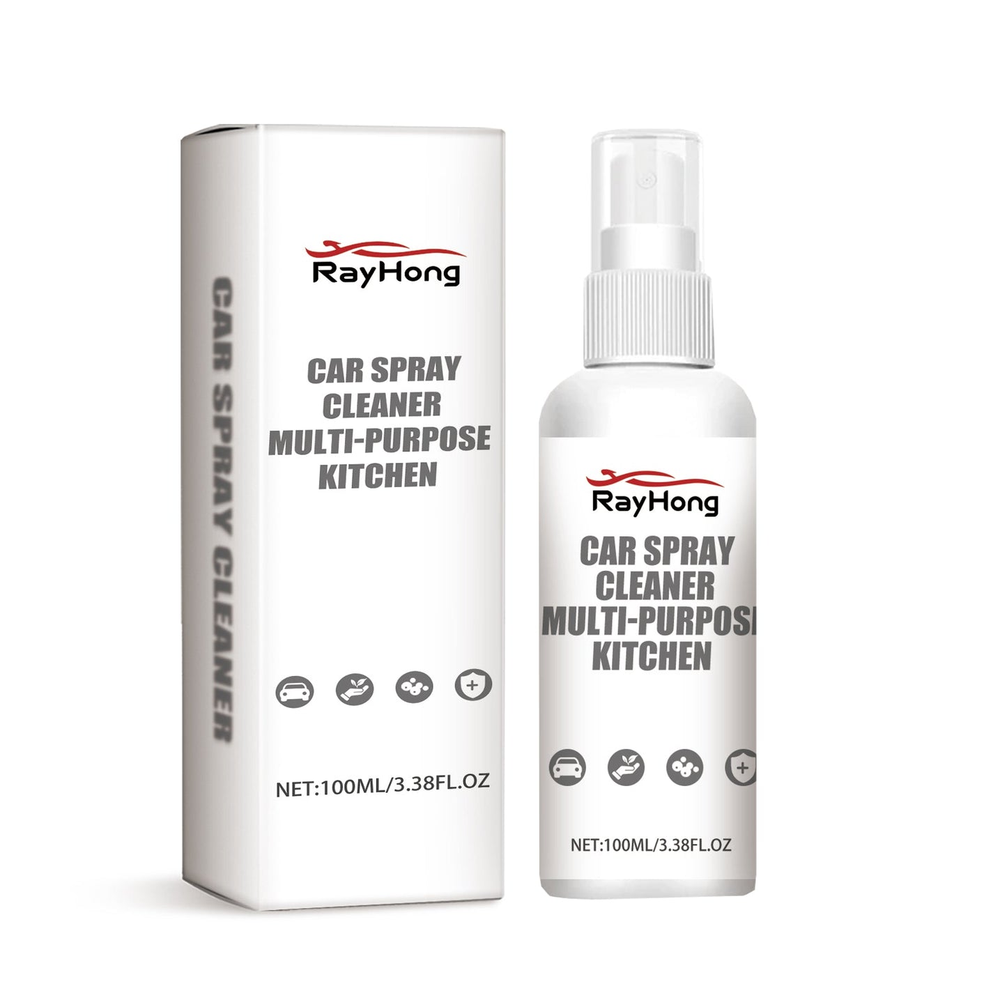 Automotive Spray Cleaner, Automotive Interior Glass Oil Film Decontamination Multi-Functional Foam Cleaner