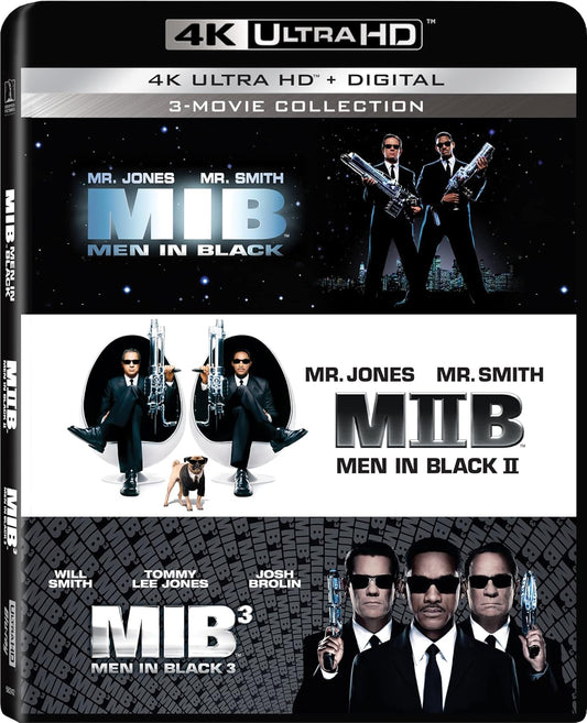 Men in Black Trilogy Set - Men in Black (1997) / Men in Black 3 / Men in Black II [4K UHD]