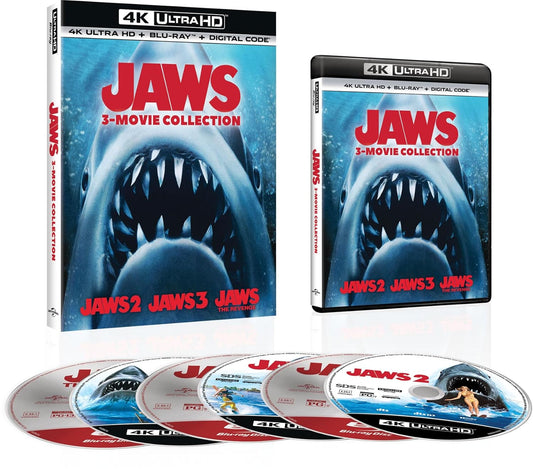Jaws - 3-Movie Collection [4K Ultra HD + Blu-ray + Digital]