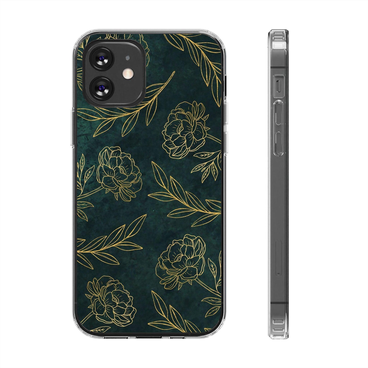 Floral Pattern Clear Cases