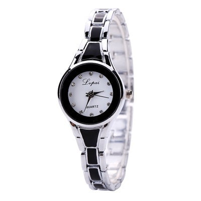 Elegant Ladies Round Dial Watch Bracelet