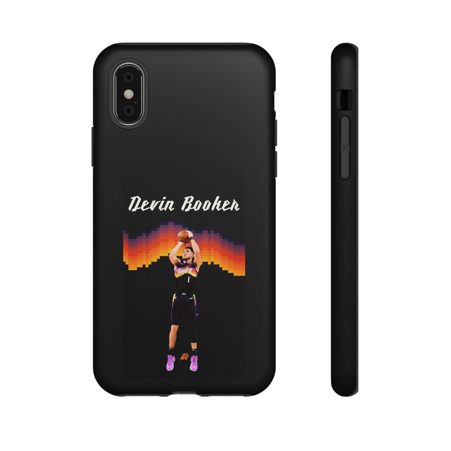 Devin Booker Precision Blaze Series – Dual-Layer ShockGuard Protection | Fits iPhone 8–16 Pro Max & Samsung Galaxy S10–S25 Ultra