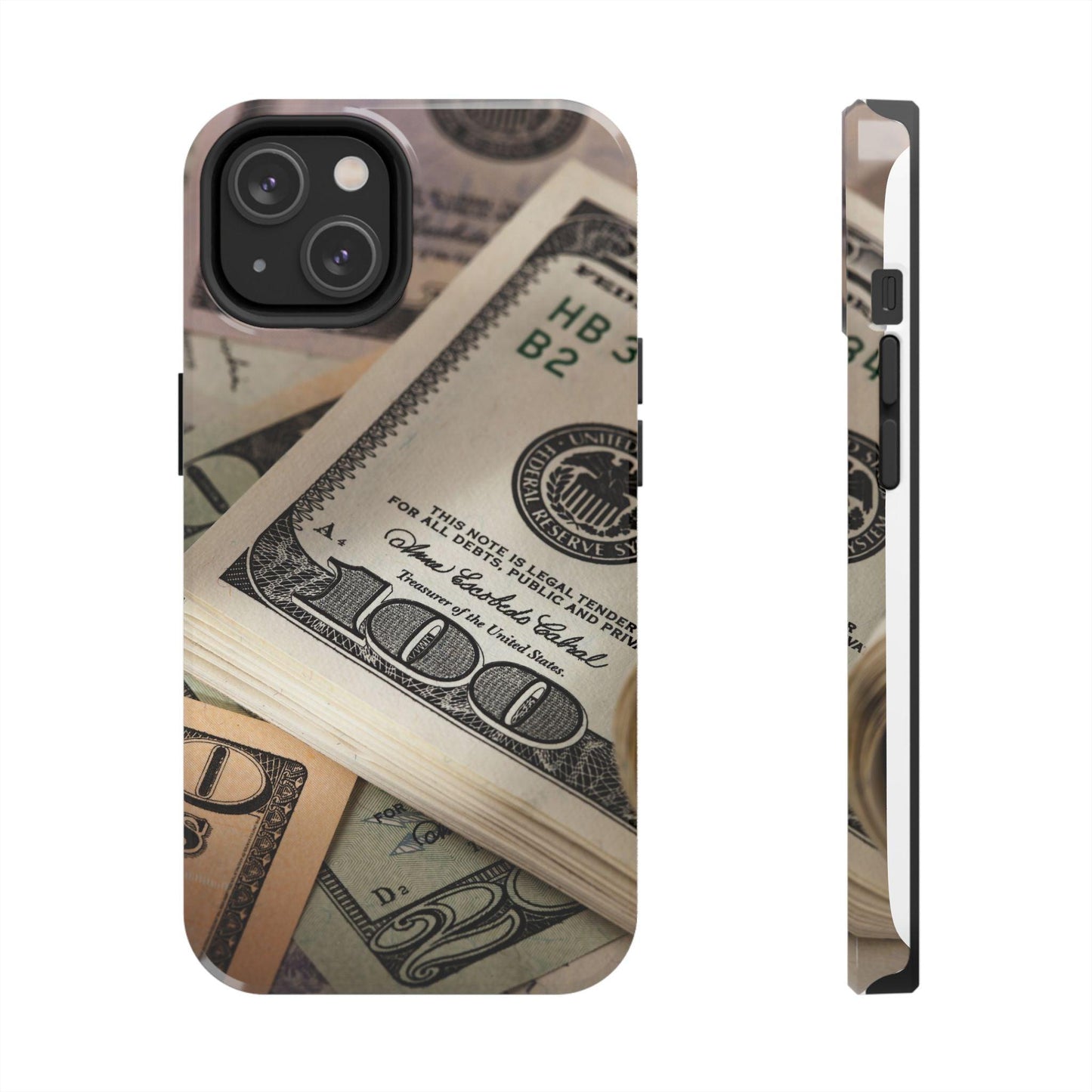 100$ Dollars High Quality Printed Tough Phone Cases