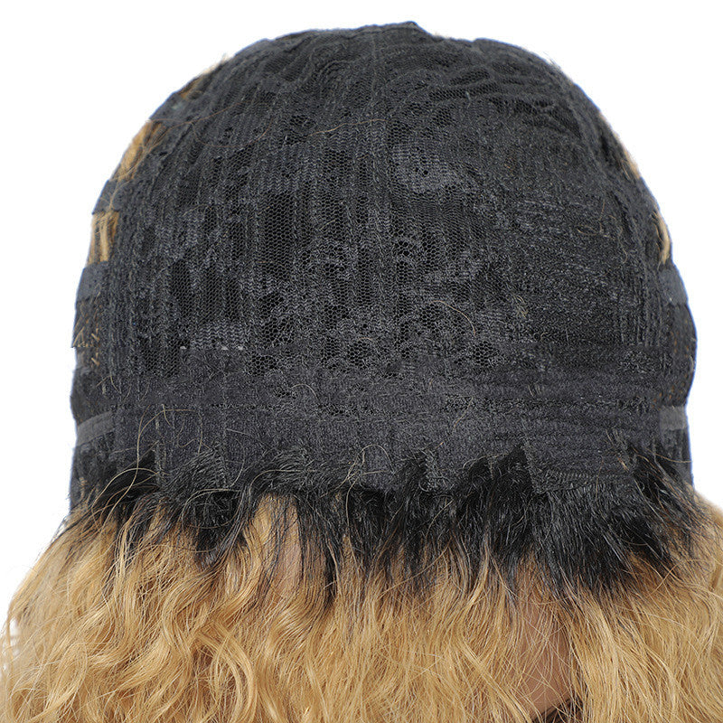 High-End Small Curly Fluffy Real Hair Headgear