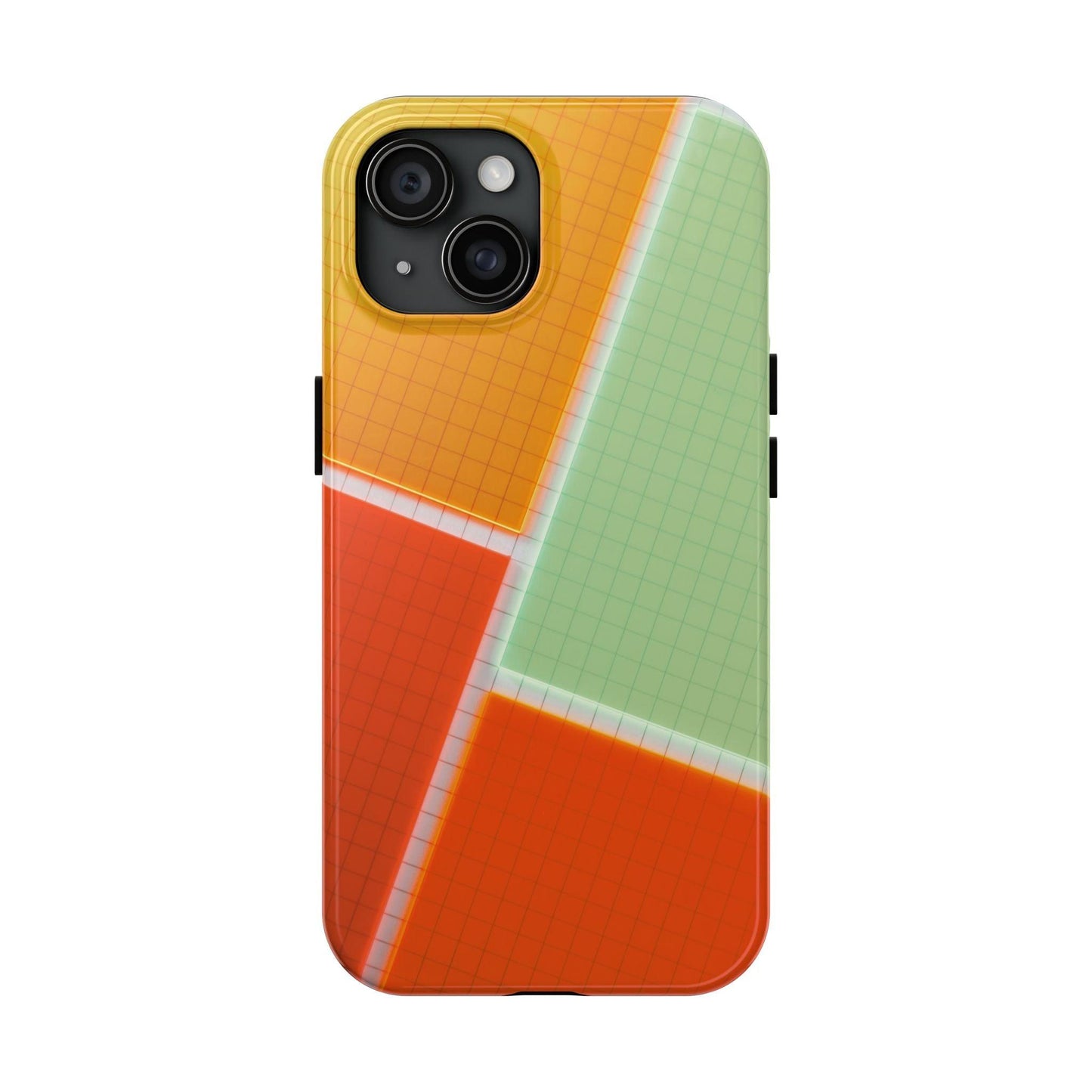 Four Colors Blocks With Shades Tough Phone Cases