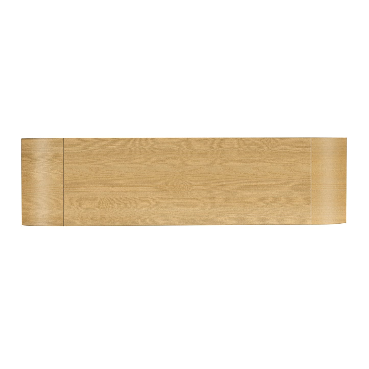 U-STYLE four door curved corner design wavy door panel cabinet with adjustable shelves