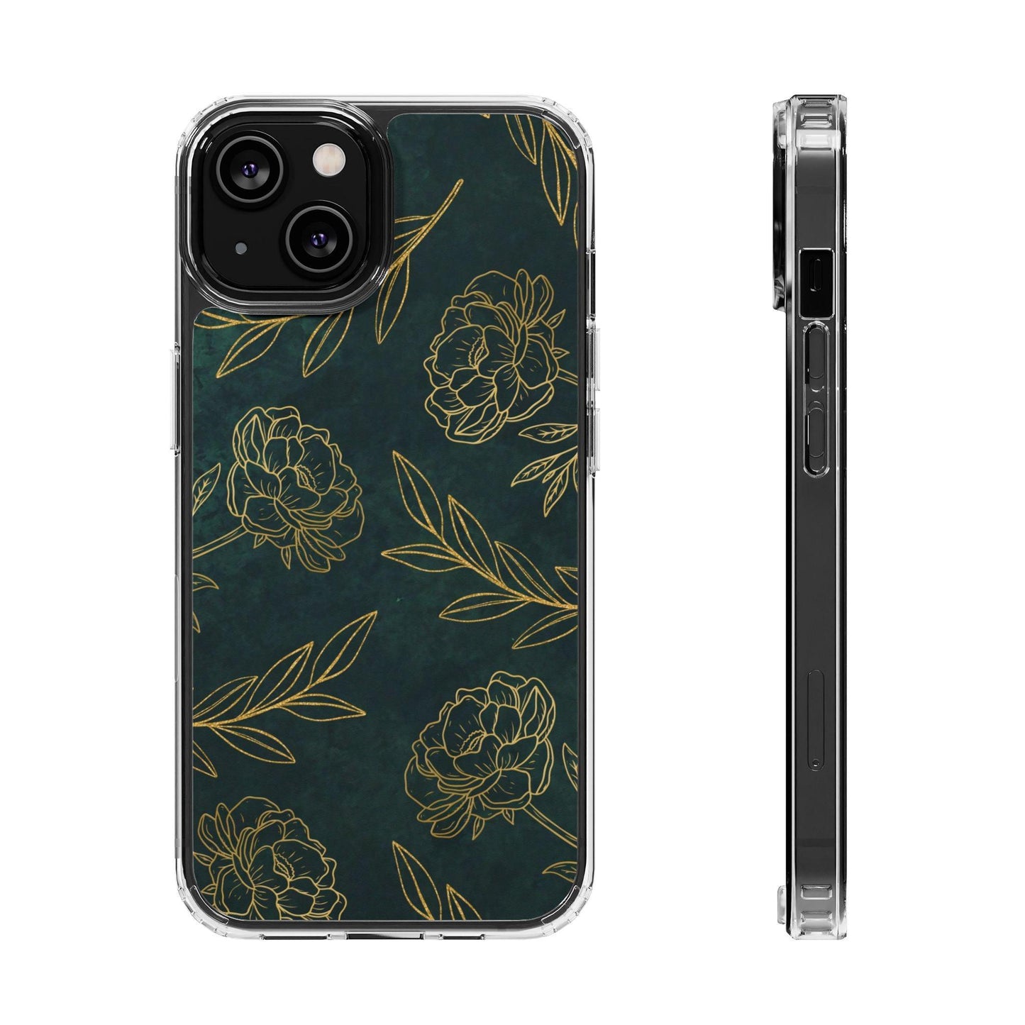 Floral Pattern Clear Cases