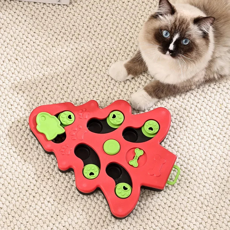 Dog Puzzle Toys Slow Feeder Interactive Increase Puppy IQ Food Dispenser Slowly Eating NonSlip Bowl Pet Cat Dogs Training Game