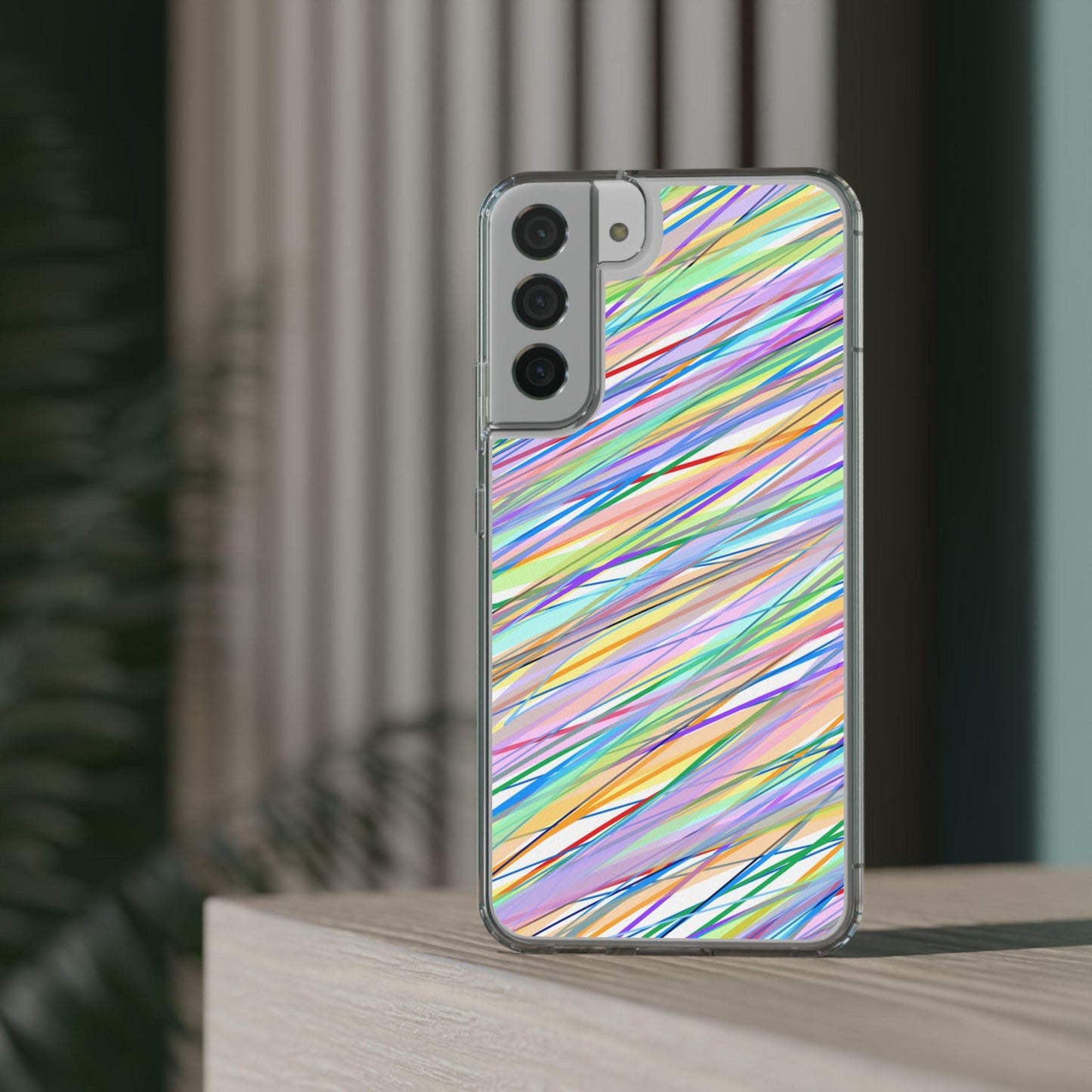 Threads Of Colors Clear Case