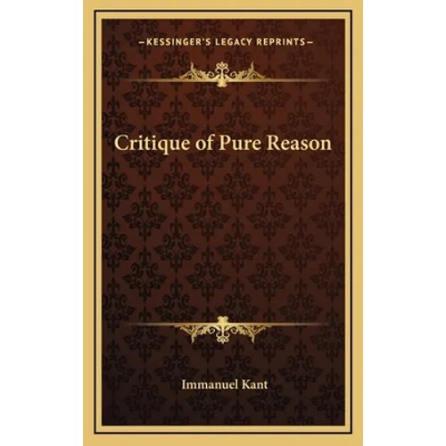 Critique of Pure Reason