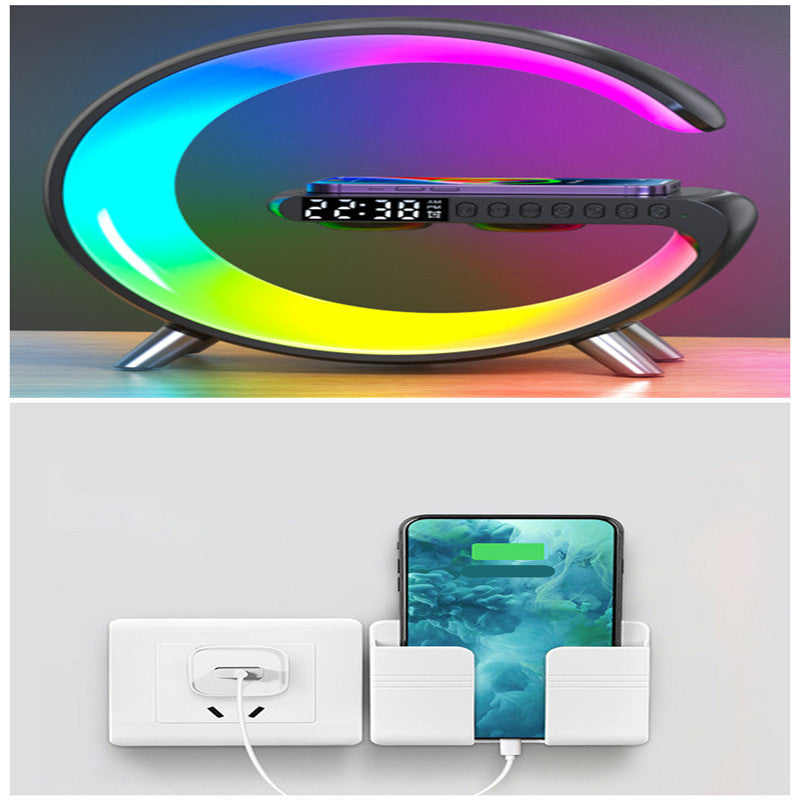 G Shaped LED Lamp with Bluetooth Speaker