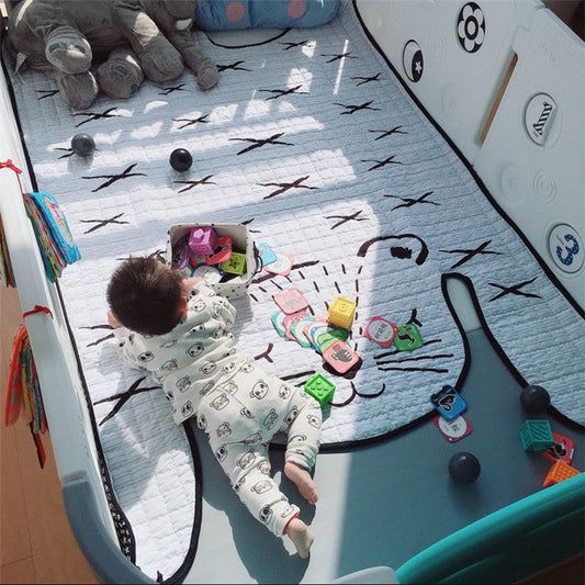 Baby Play Mat, White Tiger Rug