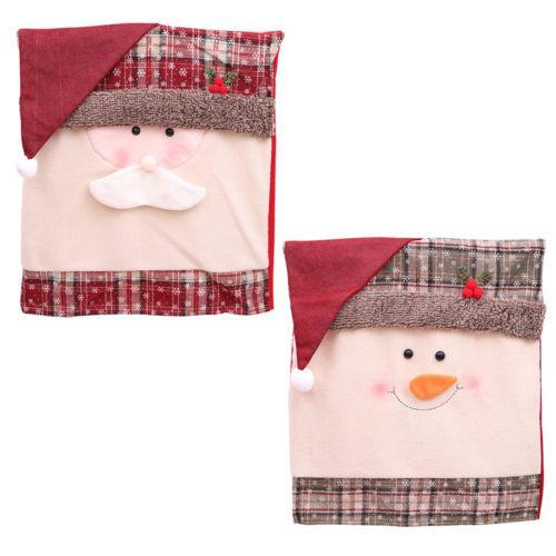 Christmas Chair Set Table Decorations with Hats