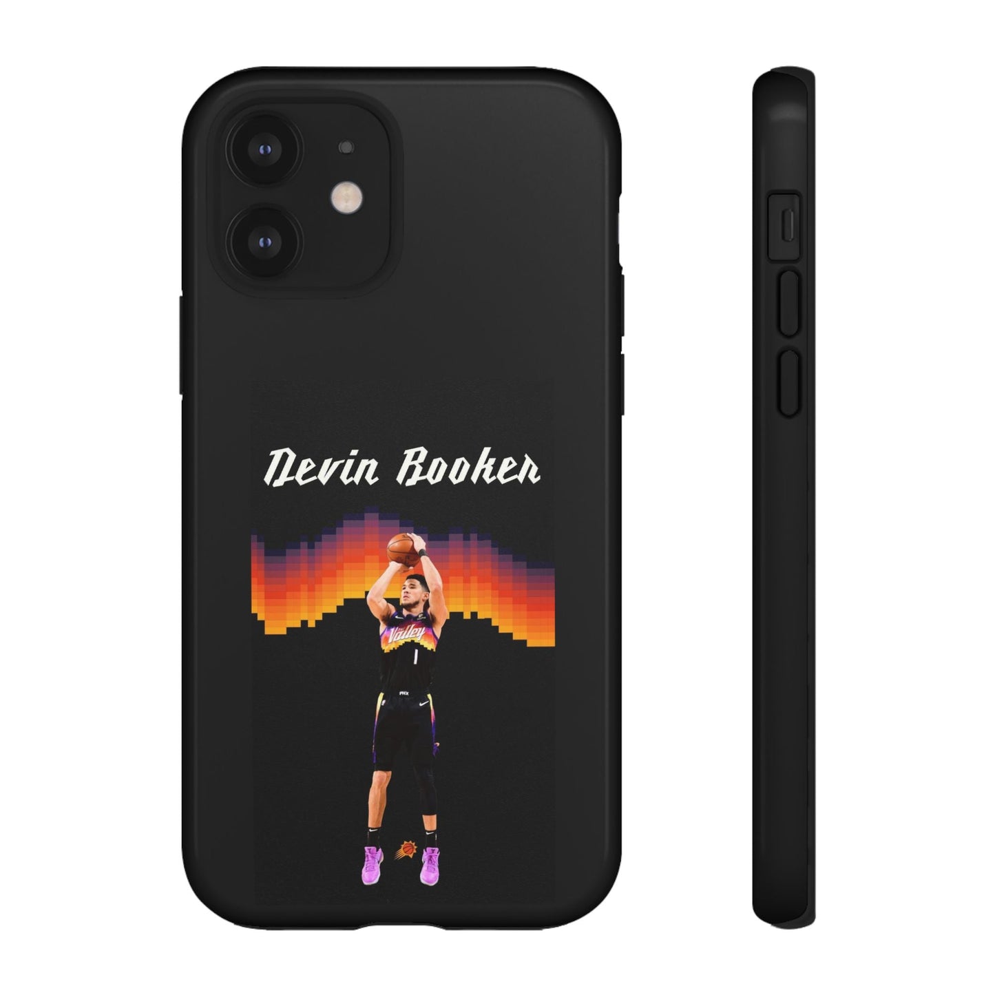 Devin Booker Precision Blaze Series – Dual-Layer ShockGuard Protection | Fits iPhone 8–16 Pro Max & Samsung Galaxy S10–S25 Ultra
